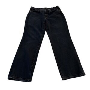 Lauren Jeans Co. - Ralph Lauren Women's Size 12 Classic Boot Cut Dark Blue Jeans